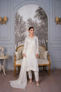 AQ-001 Embroided Partywear Stitched 3 pcs